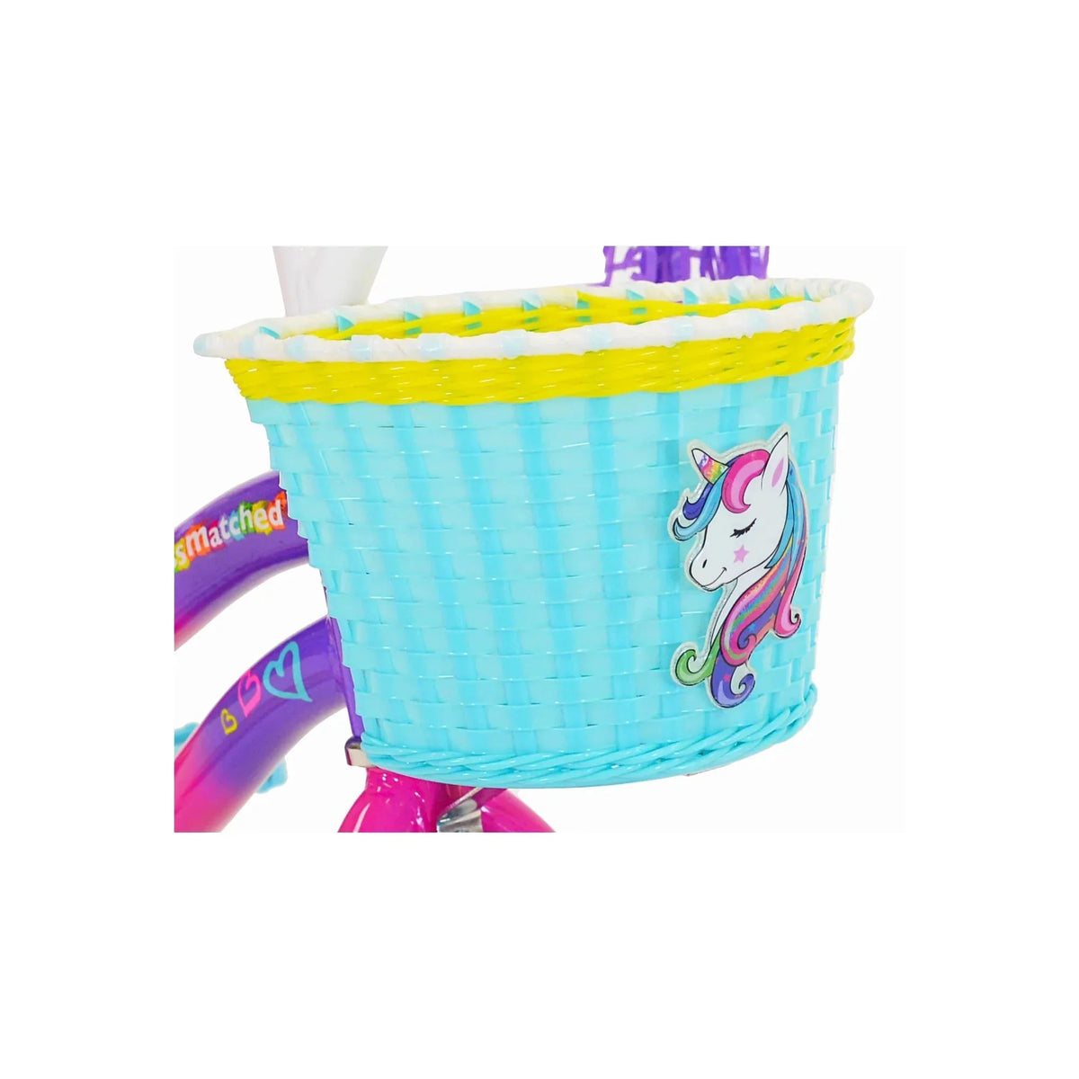 LittleMissMatched 12 In Let You Be You Unicorn Bike - Pink And Purple