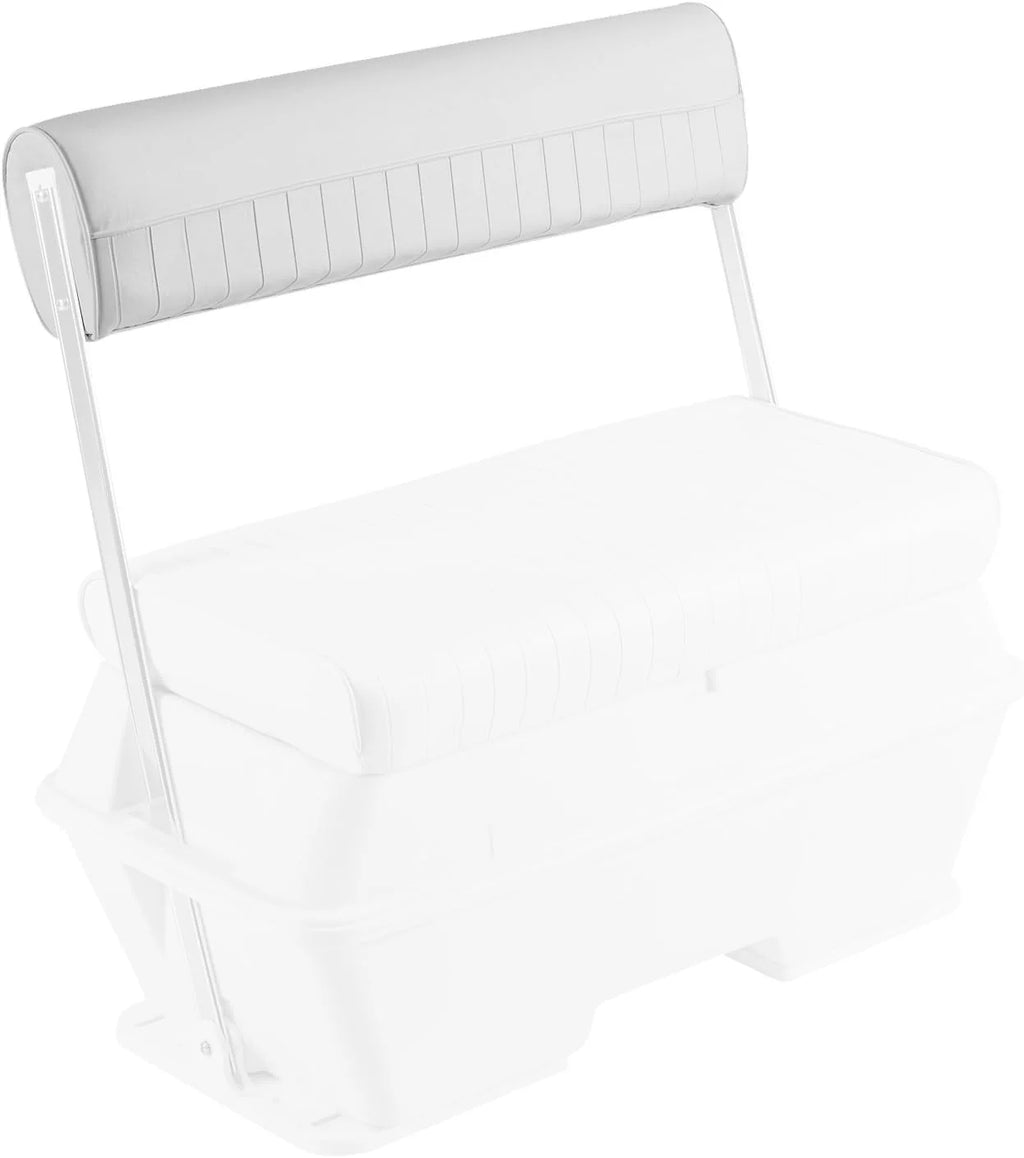 Wise Replaceable Backrest Cushion, Brite White Vinyl, 32.25 in - 8WD156-R-B