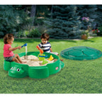 Little Tikes Turtle Sandbox With Cover And Seats - 632884M