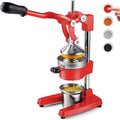 Commercial Manual Citrus Juicer Press With Stainless Steel Cup - Black