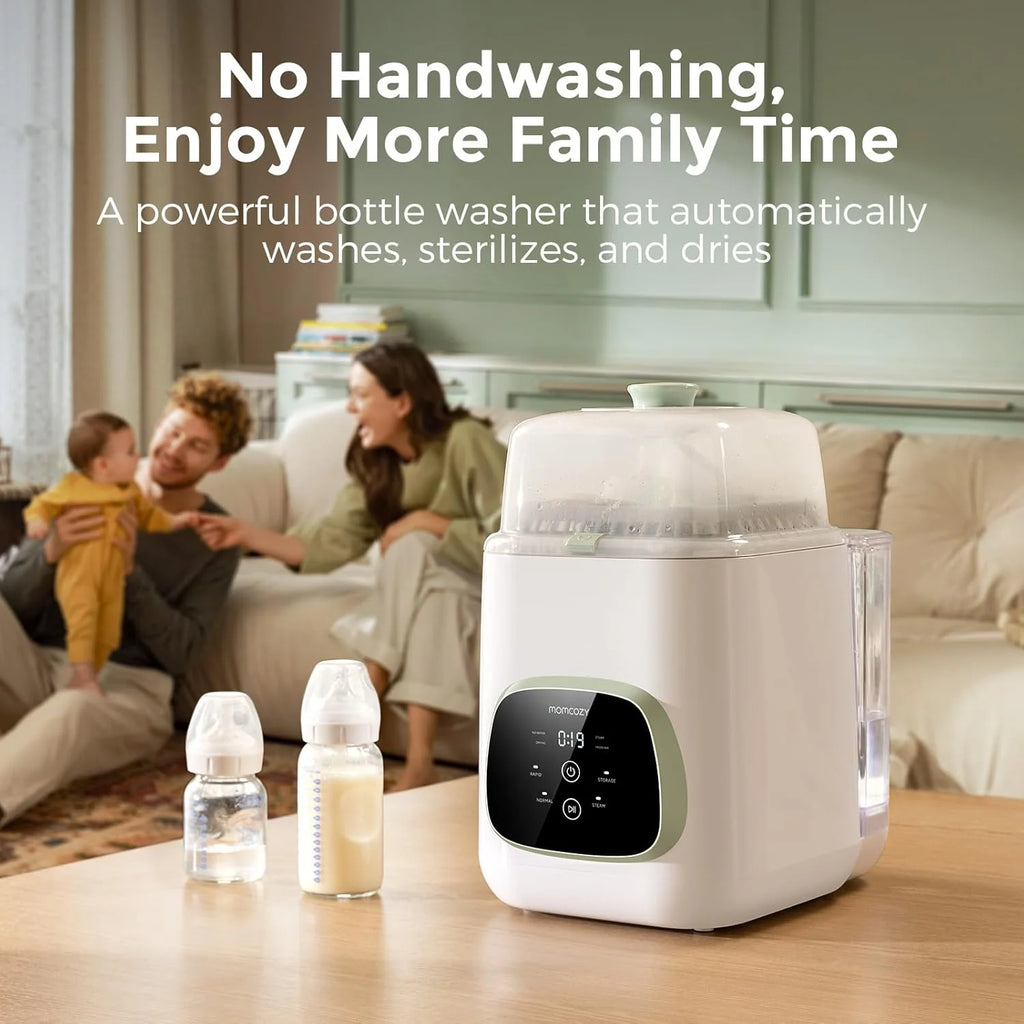 Momcozy Baby Bottle Washer, Sterilizer & Dryer - All-in-One Cleaning Machine