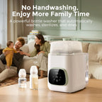 Momcozy Baby Bottle Washer, Sterilizer & Dryer - All-in-One Cleaning Machine