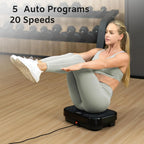 TheNeat Vibration Plate Exercise Machine, 330 Lbs Capacity, Black - NeatShake
