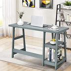 ASDRFYU Computer Desk With Shelves, 47.5in X 20in