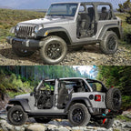 Off-Road Safari Tubular Half Doors Compatible With 2018-2023 Wrangler JL 4 Door - Set Of 4