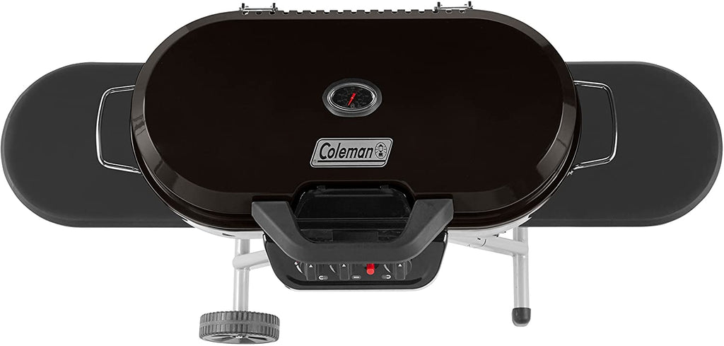 Portable Stand-Up Propane Grill, Black, 3 Burners - 285