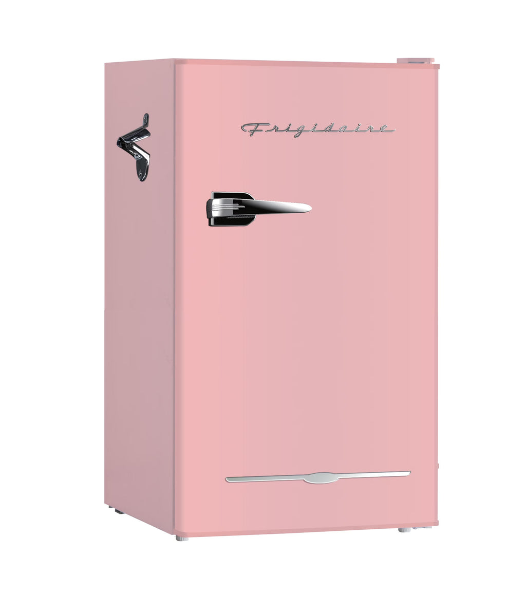 Frigidaire Retro Bar Fridge, 3.2 Cu. Ft., Pink, 65-Watt - EFR376-C-PINK