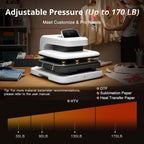 HTVRONT 15x15 Heat Transfer Machine - Automatic Heat Press 2