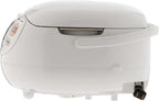 Zojirushi Neuro Fuzzy Rice Cooker And Warmer, 5.5-Cup, Premium White - NS-ZCC10
