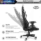 PU Leather Ergonomic Gaming Chair - High Back