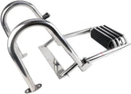 4-Step Telescoping Stainless Steel Boat Ladder With Handrails And Wide Steps - 600 lb Capacity