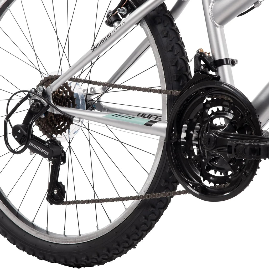 Mountain Bike, 24 inch, 21 Speed, Matte Black