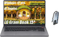 LG Gram Book 15 Business Laptop, 15.6-inch FHD IPS Display, 32GB RAM, 1TB SSD - Intel i5-1334U With Hub