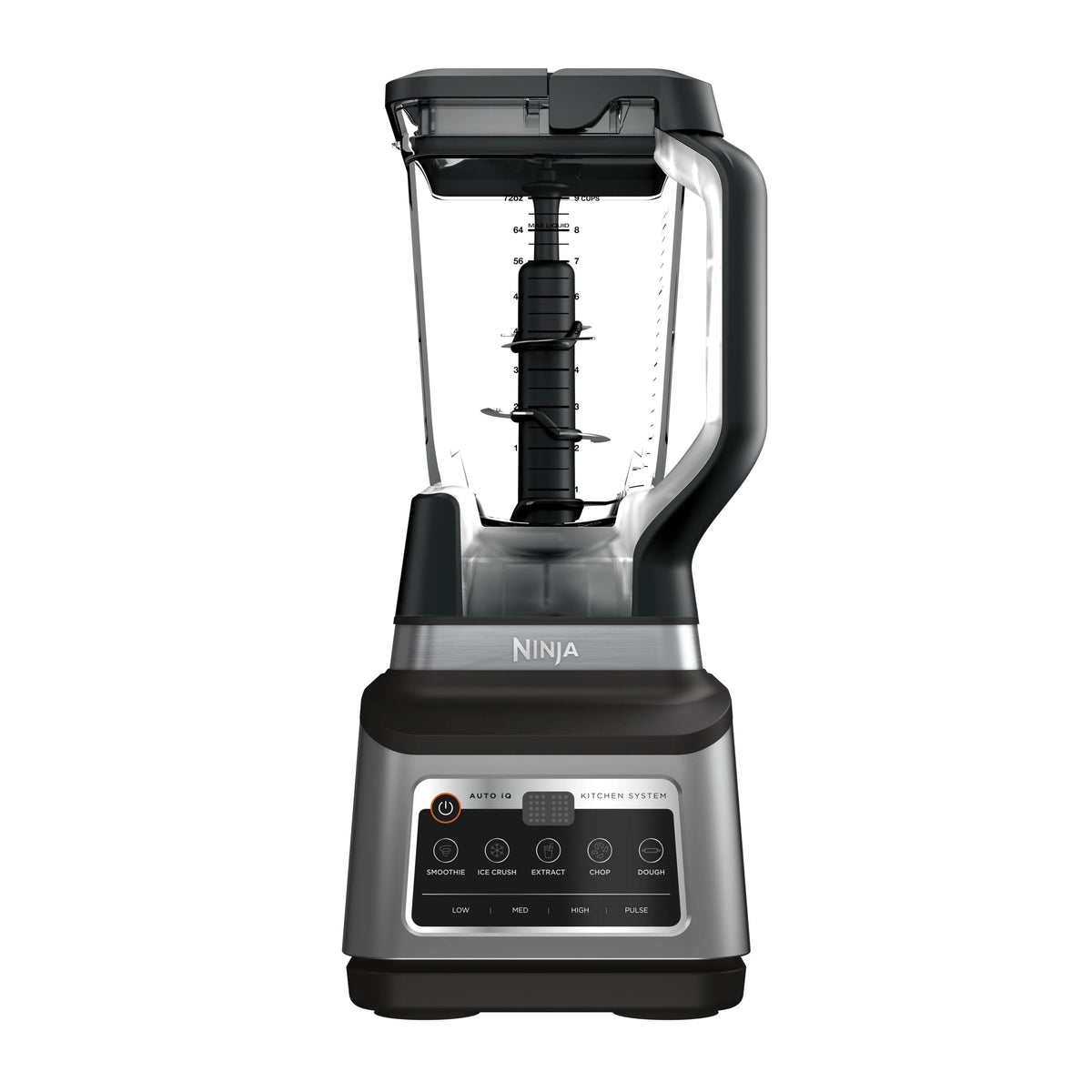 Ninja Professional Plus Kitchen System, 1400 Watts, 72 oz Blender Pitcher, 64 oz Processor Bowl, 24 oz To-Go Cups - BN800