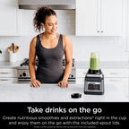Ninja Professional Plus Kitchen System, 1400 Watts, 72 oz Blender Pitcher, 64 oz Processor Bowl, 24 oz To-Go Cups - BN800