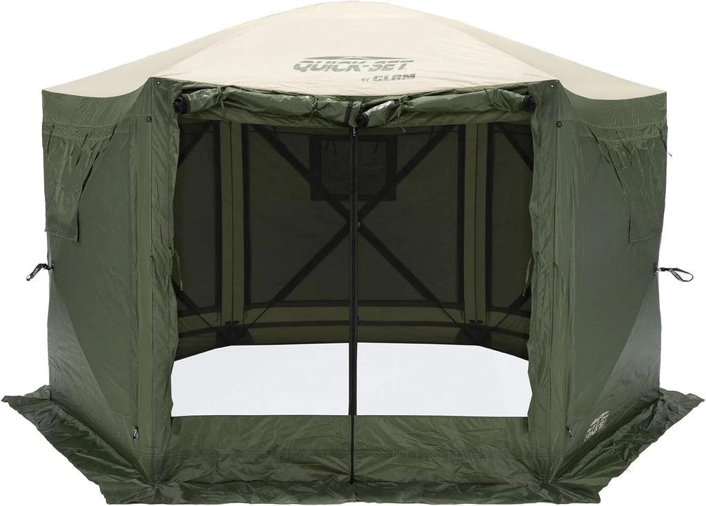 Escape Screen Tent Outdoor Camping Gazebo Canopy 11.5' - Brown