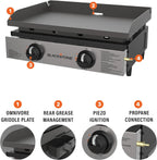 BLACKSTONE 22 inch Tabletop Griddle, Black - 1666