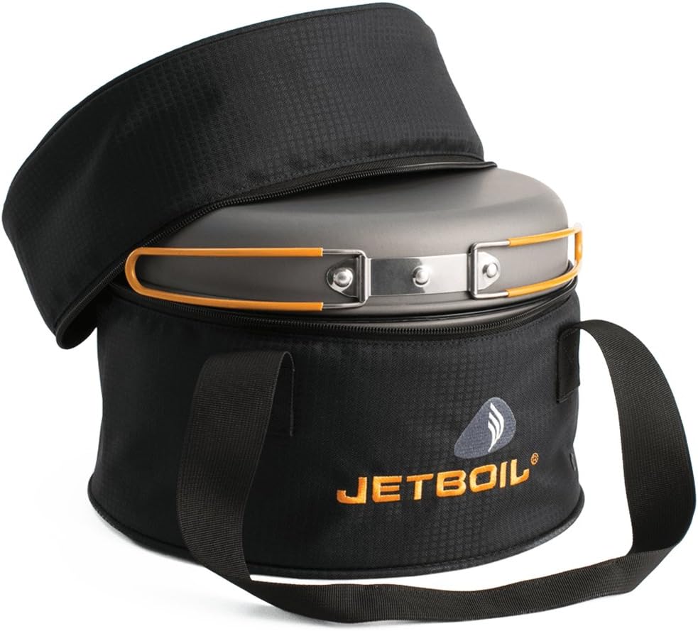 Genesis Two-Burner Propane Camping Cooking System With 10 Inch Fry Pan And 5 Liter Pot