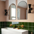 Arched Bathroom Vanity Mirrors, 2 Pack, 36x24 Inch