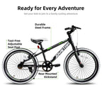 Kids' Single-Speed Mountain Bike, 20-Inch/24-Inch - White Wall Knobby Tires
