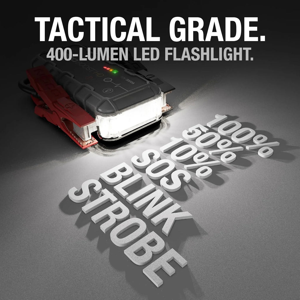 HD GB70 2000A 12V UltraSafe Car Battery Jump Starter - GB70