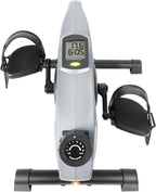 Desk Pedal Exerciser With Electronic Display - Silver