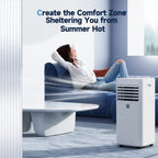 Portable Air Conditioner 10,000 BTU, 450 Sq. Ft., White - JL-MAC-US01