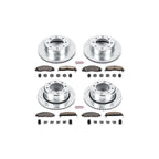 Powerstop Front Z36 Truck Carbon-Fiber Ceramic Brake Pad And Drilled & Slotted Rotor Kit - Z36