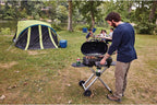 Portable Stand-Up Propane Grill, Black, 3 Burners - 285
