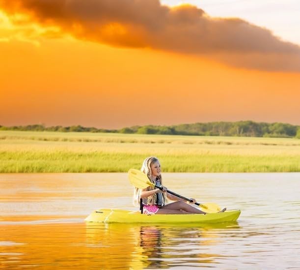Generic Wave 6' Youth Kayak With Paddle - 6' Youth Wave Kayak
