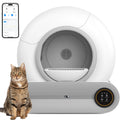 Advwin Self-Cleaning Cat Litter Box, 65L + 9L, 48cm x 53cm x 51cm
