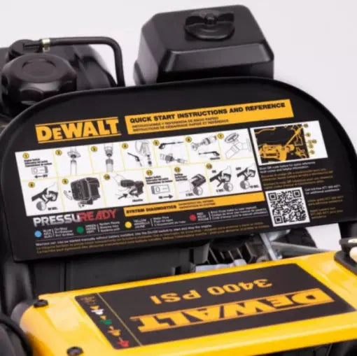 DaWALT PressuReady Cold Water Gas Pressure Washer - 3400 PSI, 2.5 GPM