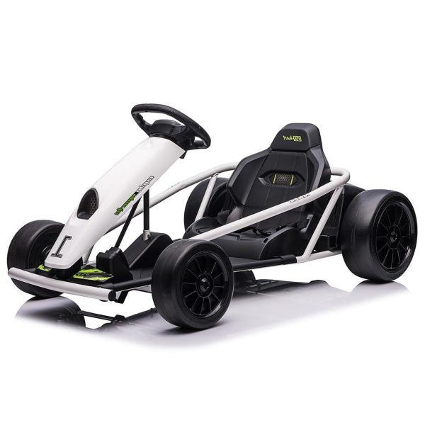 Electric Go-Kart For Kids Ages 8-12, 24V 9Ah Battery, Dual 300W Motors