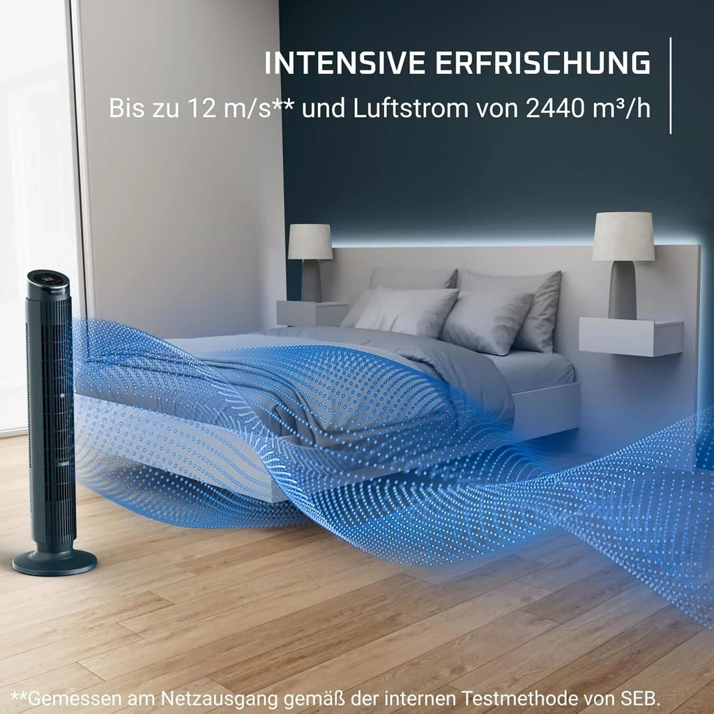 Rowenta Tower Fan, 12 Speeds - Eole Silence Force