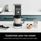 7-in-1 Ice Cream Maker With 2 Pint Containers And Lids - Silver