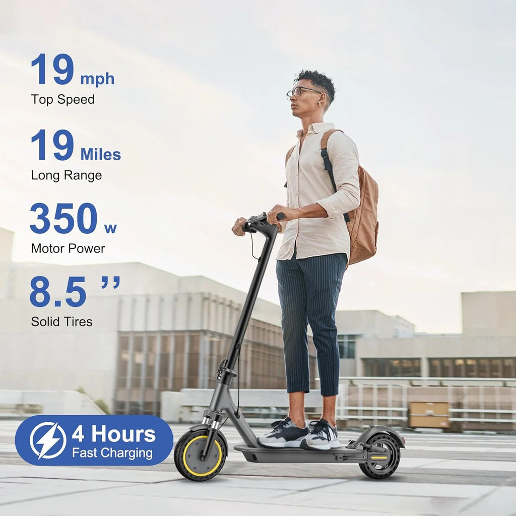 NAVIC Adult Electric Scooter With Seat, 49 Miles, 750W Peak, 1080WH - T1
