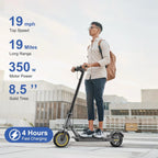 NAVIC Adult Electric Scooter With Seat, 49 Miles, 750W Peak, 1080WH - T1