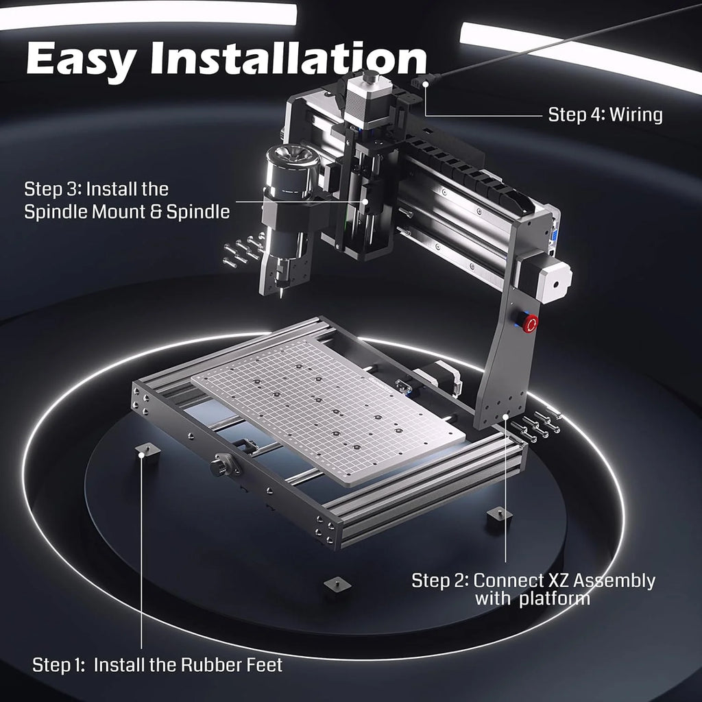 SainSmart Genmitsu CNC Router Kit, 300 x 180 x 45 mm - 3018-PRO