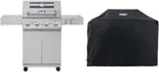 4-Burner Propane Gas Grill, Stainless Steel, 52,000 BTUs - Mesa 400M With Smoker Box