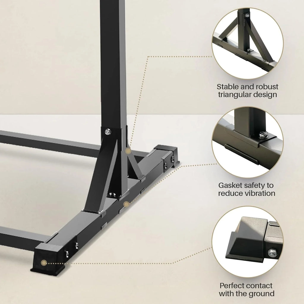 Bongkim Power Tower Pull Up Station, Adjustable 59-85 in, 330 lbs