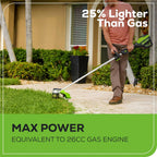 Cordless String Trimmer And Leaf Blower Combo Kit, 60V 13 Inches, 4.0 Ah Battery And Charger Included