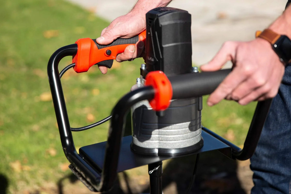 Post Earth Auger Hole Digger, 1500W With 6in Auger Bit