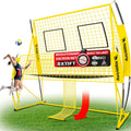 Adjustable Volleyball Training Net System 8x11 Feet With Volleyball