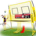 Adjustable Volleyball Training Net System 8x11 Feet With Volleyball