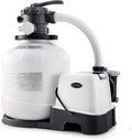 INTEX Sand Filter Pump And Saltwater System For Above-Ground Pools Up To 15,000 Gallons