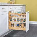 5 Inch Pull-Out Cabinet Storage Organizer With Soft-Close Slide Rail