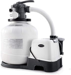 INTEX Sand Filter Pump And Saltwater System For Above-Ground Pools Up To 15,000 Gallons