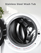 Black and Decker Portable Washer, 0.9 Cu. Ft., 6.6 lb Capacity, White - BPWM09W