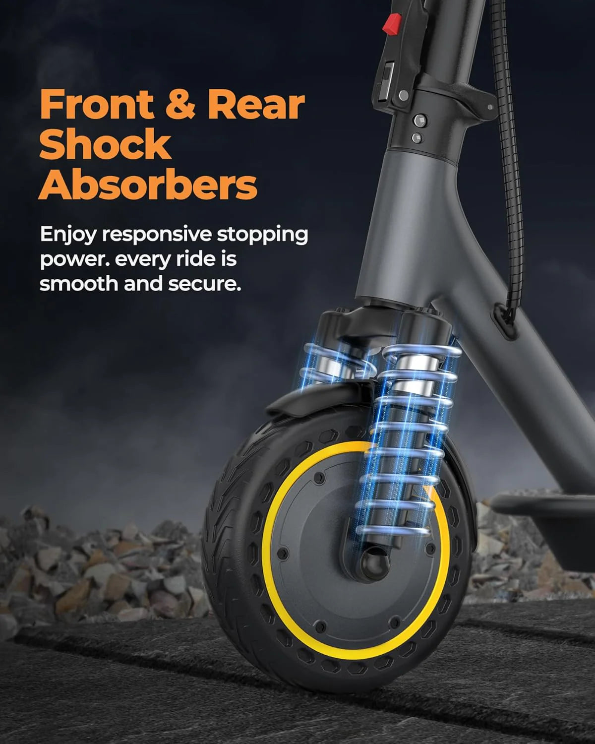 NAVIC Adult Electric Scooter With Seat, 49 Miles, 750W Peak, 1080WH - T1