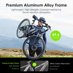 Electric Mountain Bike For Adults, 350W BAFANG Motor, 26 Inches, Black
